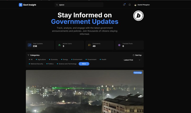 Govt Inisght – screenshot 1