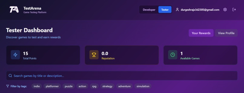 TestArena – screenshot 4