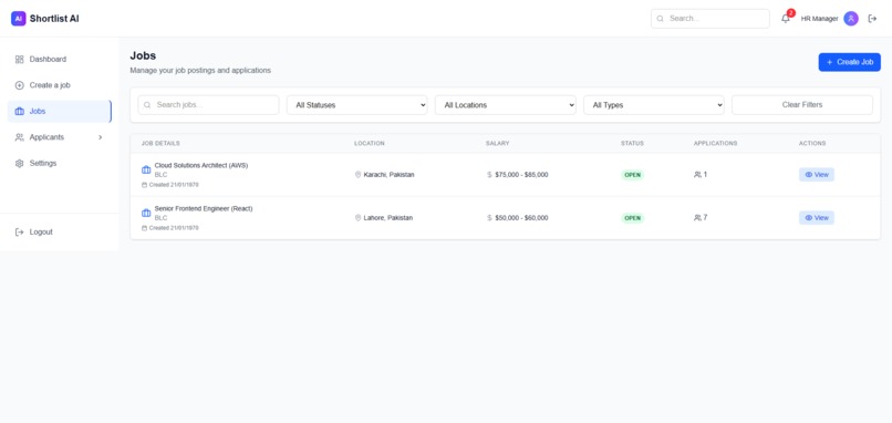 Shortlist AI – screenshot 4