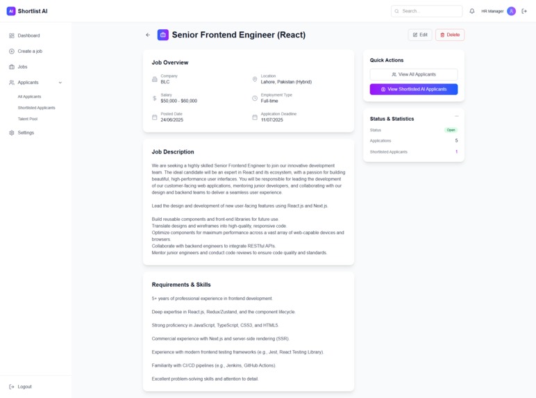 Shortlist AI – screenshot 5