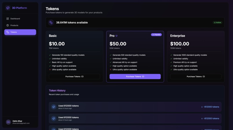 AI/AR based product try on – screenshot 7