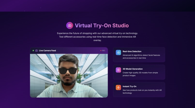 AI/AR based product try on – screenshot 2