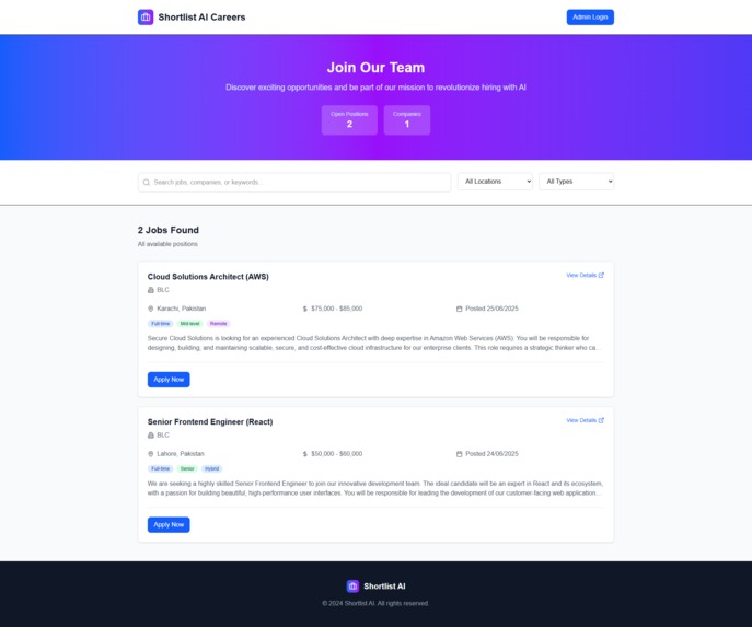 Shortlist AI – screenshot 9