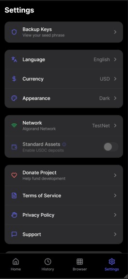Algohub Wallet – screenshot 7