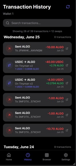 Algohub Wallet – screenshot 6