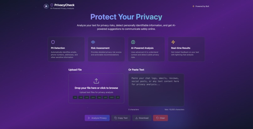 PrivacyCheck – screenshot 1
