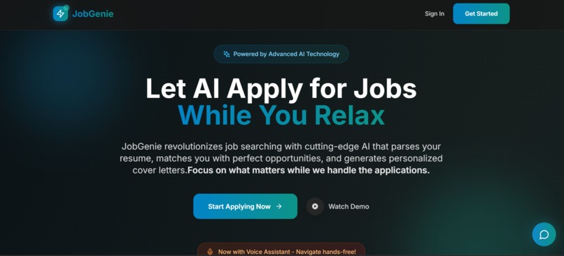 JobGenie - Let AI find, write, and apply to jobs for you. – screenshot 1
