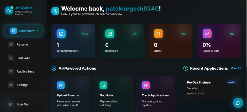 JobGenie - Let AI find, write, and apply to jobs for you. – screenshot 2