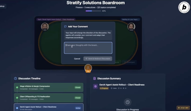 Agentic Boardroom - Next-Gen Executive Decision Making – screenshot 7