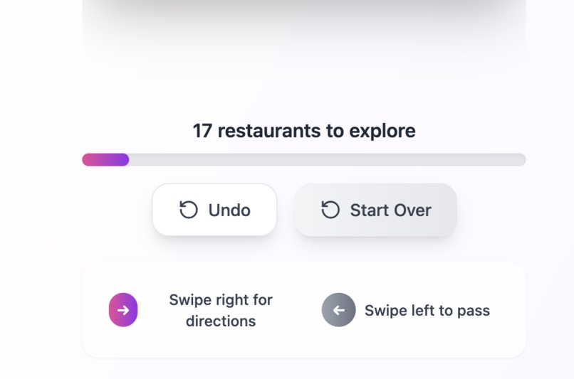 FOODSWIPE – screenshot 1