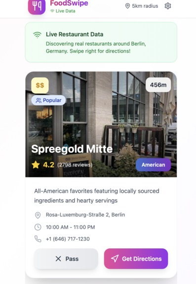 FOODSWIPE – screenshot 4