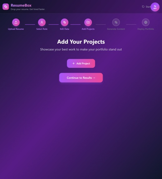Resume Box – screenshot 4