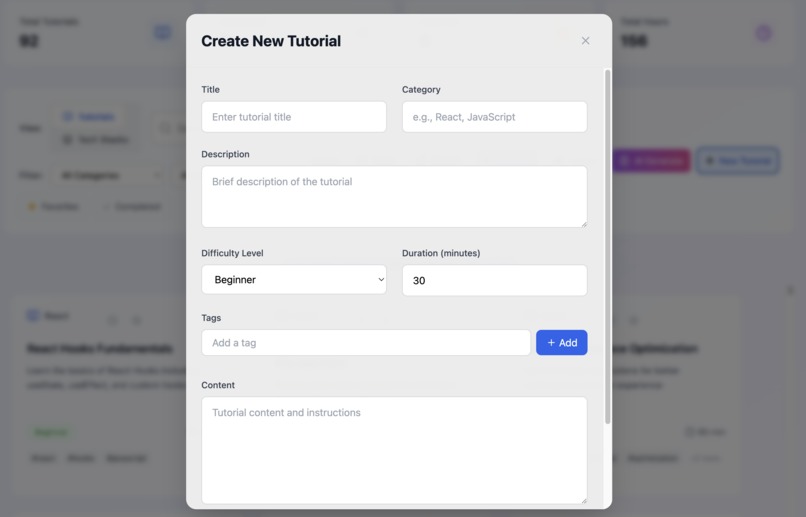 TUTORIA – screenshot 4