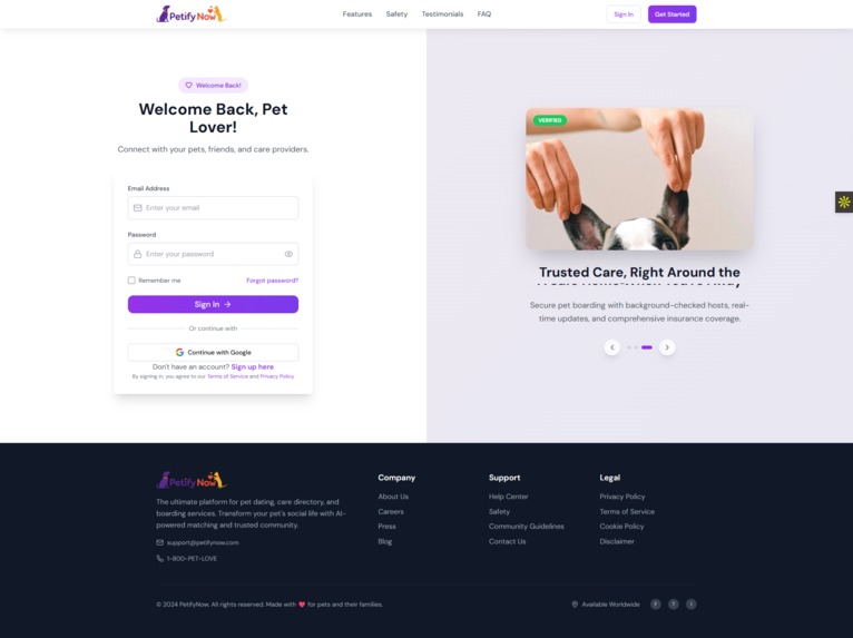 PetifyNow- A Platform which is for Pets. – screenshot 3
