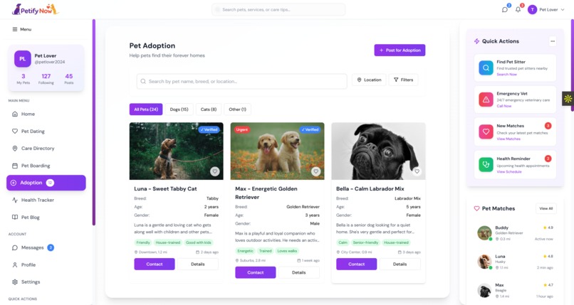 PetifyNow- A Platform which is for Pets. – screenshot 8
