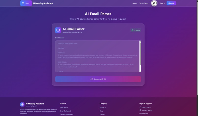 AI Meeting Assistant (AIMA) – screenshot 2
