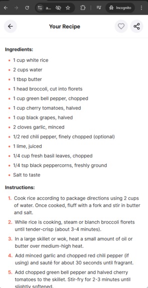 Pic2Meal – screenshot 4