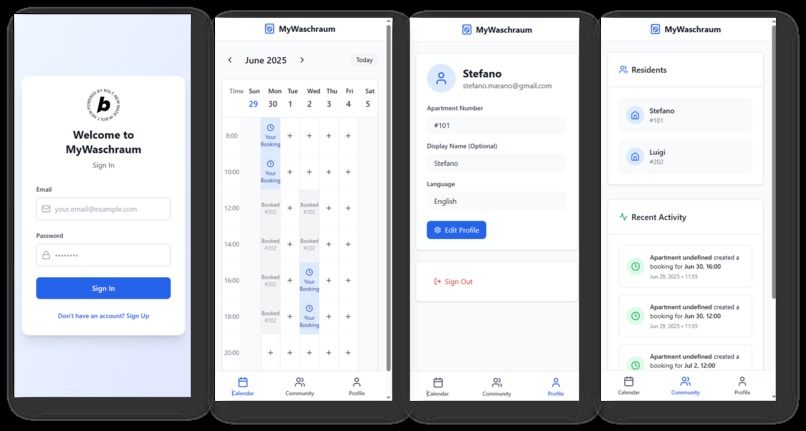 MyWashraum – screenshot 1