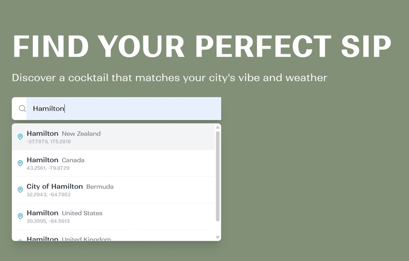 SunSip – screenshot 2