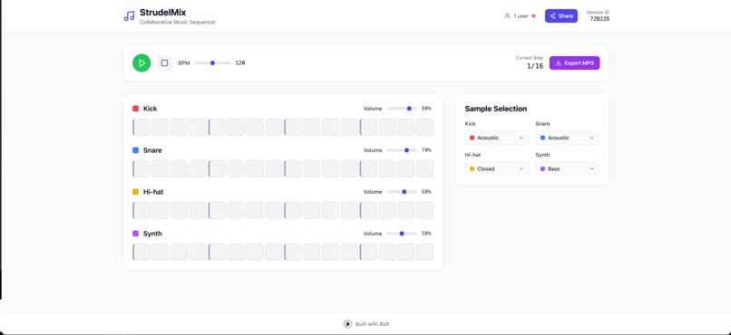 StrudelMix – screenshot 1
