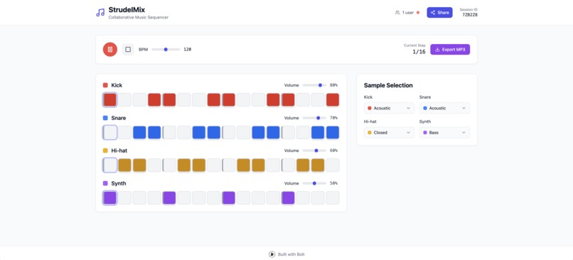 StrudelMix – screenshot 2