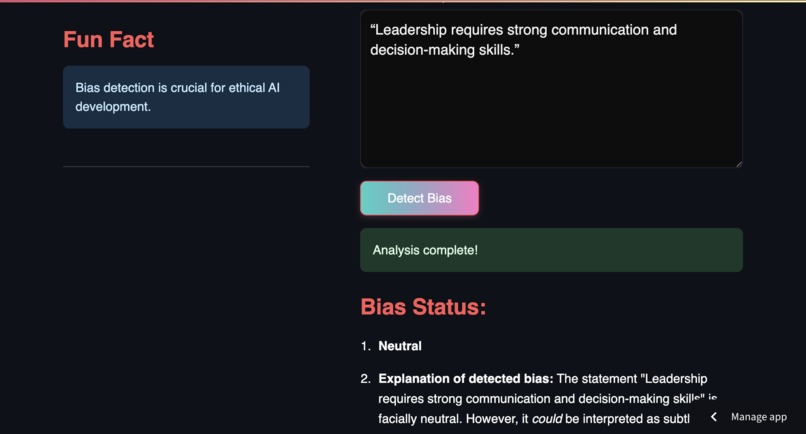 Bias Buster-Ethical Ai Usage – screenshot 3