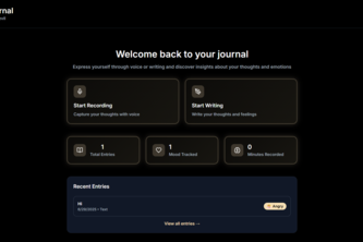 Voice Journal Devpost