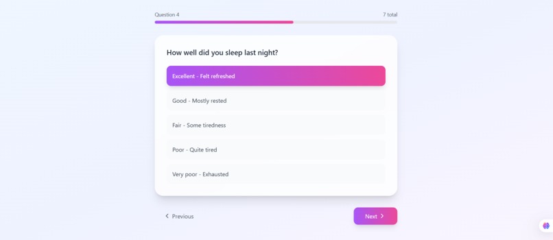 Mindful Moments: AI Mental Health CheckIn/One-Shot Challenge – screenshot 2