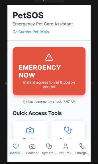 PetSOS – screenshot 1
