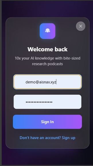 AI Snax – Bite-Sized AI Podcasts from AI Papers – screenshot 1