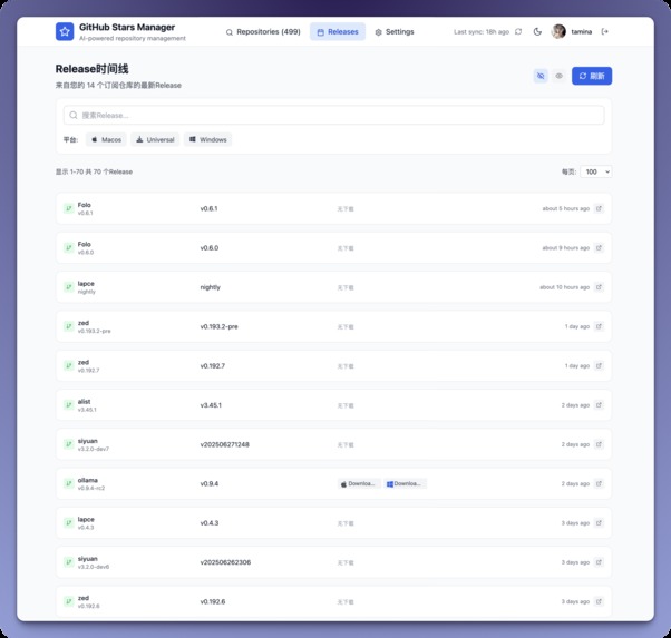 Github Stars Manager – screenshot 2