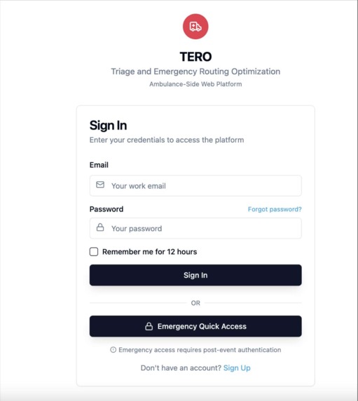 TERO – screenshot 1