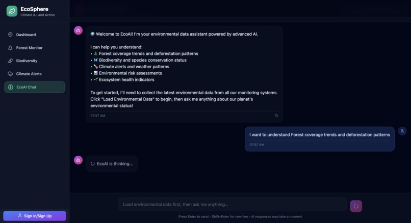 EcoSphere - Your Environmental Intelligence Buddy – screenshot 5