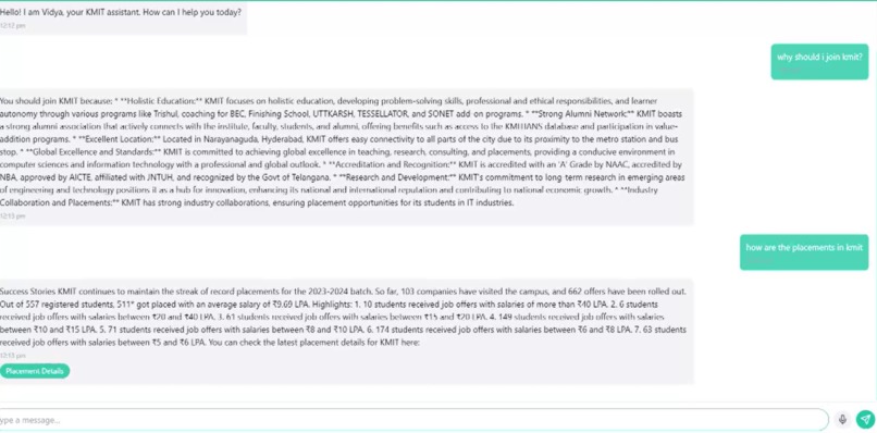 college-chatbot – screenshot 4