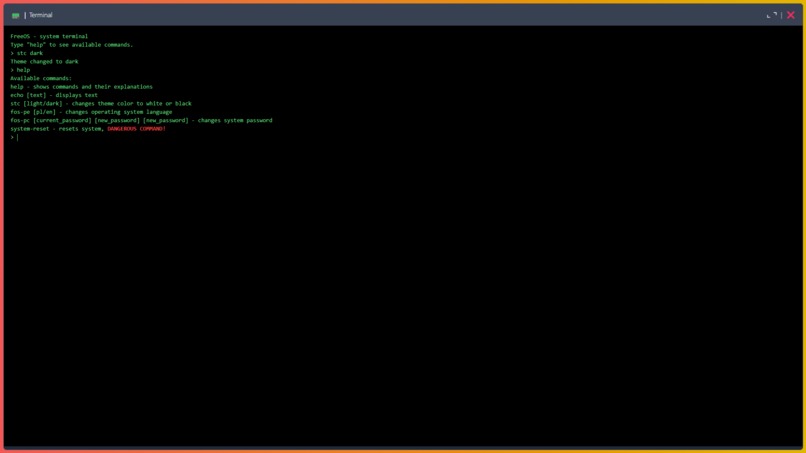 FreeOS – screenshot 5