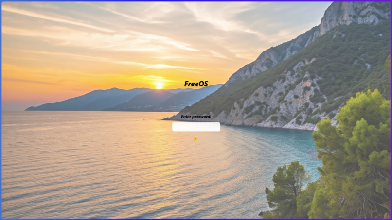 FreeOS – screenshot 1