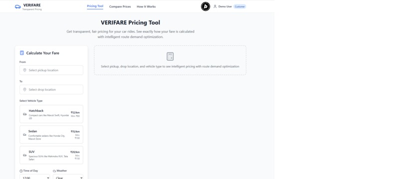 VERIFARE - Fair Ride Pricing  – screenshot 4