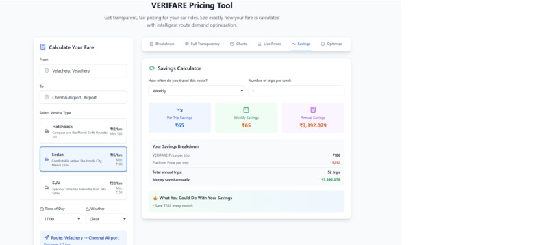 VERIFARE - Fair Ride Pricing  – screenshot 10