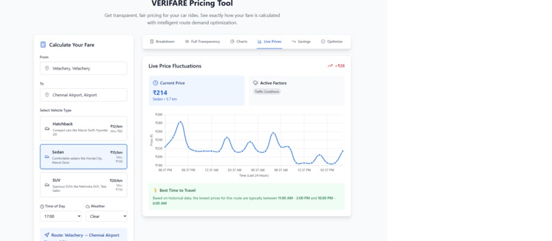 VERIFARE - Fair Ride Pricing  – screenshot 11