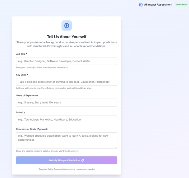 AI Impact Navigator – screenshot 2