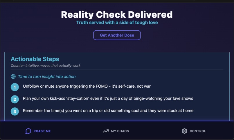 RoastMyFeels – screenshot 5