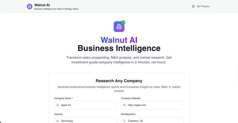 Walnut AI – screenshot 1
