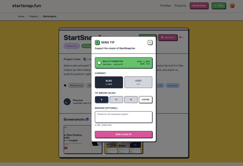 startsnap.fun – screenshot 2