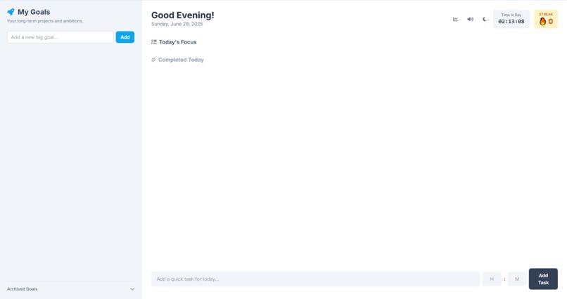 Momentum - Goals, Tasks & Timers – screenshot 1