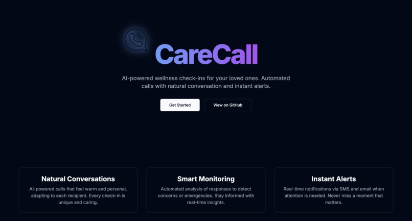 CareCall – screenshot 1