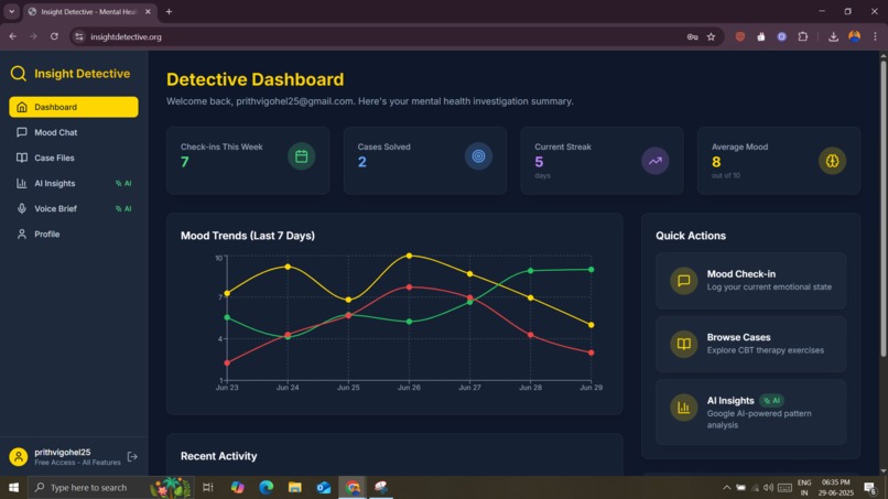 Insight detective – screenshot 3