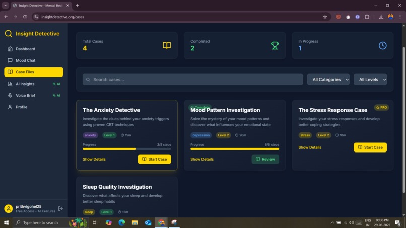 Insight detective – screenshot 6