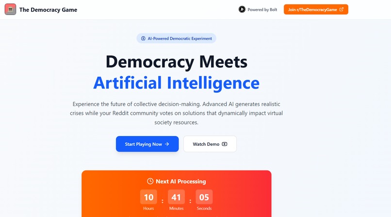 The Democracy Game – screenshot 2