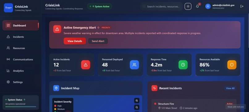 CrisisLink – screenshot 4