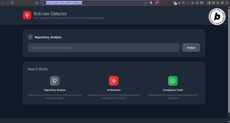 Bolt.new Detector – screenshot 4